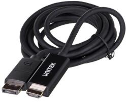 Unitek V1608A video átalakító kábel 1, 8 M DisplayPort HDMI Szürke (V1608A) - easy-shop