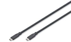 ASSMANN AK-300342-020-S USB kábel USB 3.2 Gen 2 (3.1 Gen 2) 2 M USB C Fekete (AK-300342-020-S)