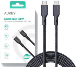 AUKEY CB-KCC102 USB kábel 1, 8 M USB C Fekete (CB-KCC102)