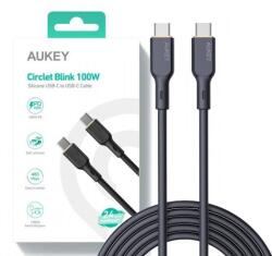 AUKEY CB-SCC101 USB kábel 1 M USB C Fekete (CB-SCC101) - easy-shop