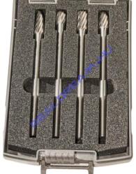 Astro Pneumatic turbómaró készlet puha fémhez, ALU fogazás, 4 darabos, hosszú (2187)