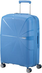 Samsonite STARVIBE négykerekű kék közepes bővíthető bőrönd 146371-A033 - borond-aruhaz