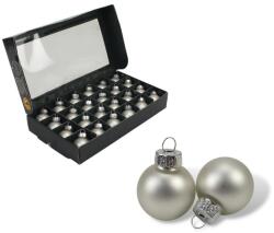  Karácsonyi üveggömb kicsi 24 db