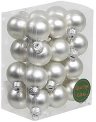  Karácsonyfadísz gömb matt 2,5 cm 24 db