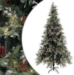 vidaXL Brad cu led-uri si conuri 225 cm (3094566)