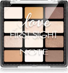 Note Cosmetique Love At First Sight szemhéjfesték paletta 201 Daily Routine 12x1.3 g