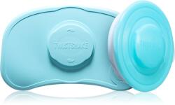 Twistshake Click-mat Mini + Plate alátét tányérral Pastel Blue 2 db