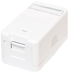 LogiLink NK4022 Felületre szerelhető doboz 1 keystone modulhoz, fehér (NK4022)
