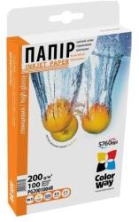 COLORWAY Fotópapír, magasfényű (high glossy), 200 g/m2, 10x15, 100 lap - kontaktor