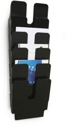 DURABLE Flexiplus A4 6 rekeszes fekete prospektustartó (1700008061) - bestbyte