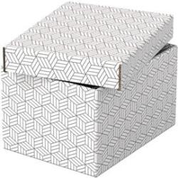 ESSELTE Home S méret 3db/csomag fehér tárolódoboz (ESSELTE_628280) (ESSELTE_628280)