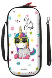 KONIX - UNIK " Be Cool" Nintendo Switch/Lite Utazó Tok, Színes - kontaktor