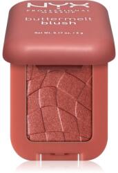NYX Professional Makeup Buttermelt Blush púderes arcpír árnyalat 09 Feeling Butta 5 g