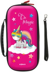KONIX - UNIK " Be Magic" Nintendo Switch/Lite Utazó Tok, Színes - kontaktor