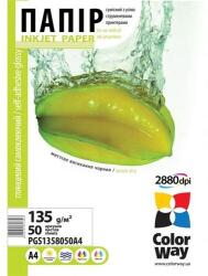 COLORWAY Fotópapír, fényes öntapadó (glossy self-adhesive), 135 - 80g/m2, A4, 50 lap