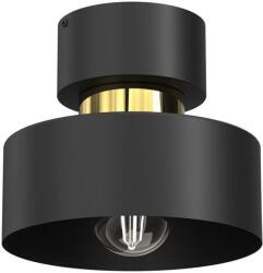 Luminex Plafonieră MARTI 1xE27/15W/230V negru/auriu (LU9990)