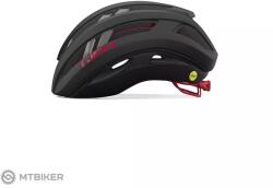 Giro Aries Gömb alakú sisak, matt karbon/piros (M (55-59 cm))