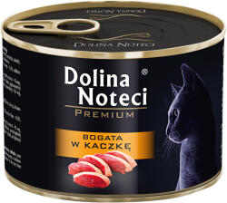 Dolina Noteci 12x185g Dolina Noteci Premium nedves macskatáp - Kacsában gazdag