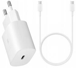 Samsung Ep-Ta800Nw USB Type-C Hálózati Töltő + USB Type-C Kábel - 25W, Fehér