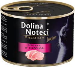 Dolina Noteci 12x185g, Dolina Noteci Premium Junior, pulykában gazdag, nedves macskaeledel, pulykában gazdag, nedves macskaeledel