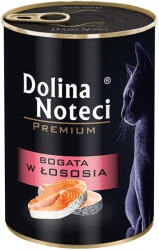 Dolina Noteci 24x400g, Dolina Noteci Premium, lazacban gazdag, nedves macskatáp