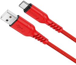 hoco. USB A to Type C QC 3A X59 1 m piros kábel