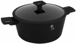 Berlinger Haus BH/8189 Matte Black Collection Lábas - Fedővel, 6, 1 L, Kovácsolt Alumínium, Matt Fekete