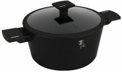 Berlinger Haus BH/8188 Matte Black Collection Lábas - Fedővel, 4, 1 L, Kovácsolt Alumínium, Matt Fekete