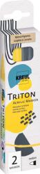 Kreul Triton Комплект маркери за текстил 1 - 3 mm 2 бр (<![CDATA[17895]]>)