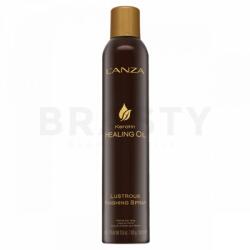  L’ANZA Keratin Healing Oil Lustrous Finishing Spray erősítő öblítés nélküli spray hajgöndörödés és rendezetlen hajszálak ellen 350 ml