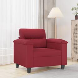 vidaXL bordó műbőr kanapéfotel 60 cm (359576) - vidaxl