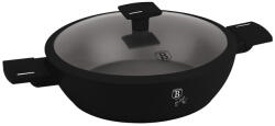 Berlinger Haus BH/8185 Matte Black Collection Alacsony Lábas - Fedővel, 3, 8 L, Kovácsolt Alumínium, Matt Fekete