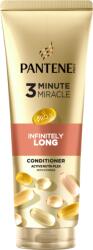 Pantene Pro-V Inifnitely Long 3 Minute Miracle balzsam, 220ml hosszú, elgyengült hajra - ecofamily