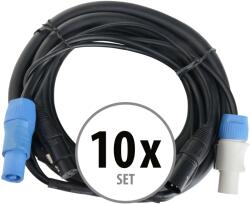 Pronomic Stage PPD-5 Hibrid Kábel Tápdugó / DMX 10db Szett (KST75997)