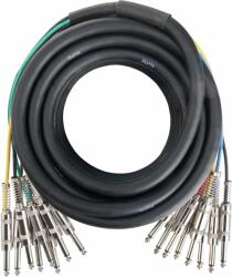 Pronomic Stage MJJ8-10 Multicore Kábel 8 x 6.3 mm Jack mono 6.3 mm Jack mono 8 x 10 m (KST32896)