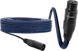 Pronomic Stage DMX3-50 DMX kábel 50 m kék arany érintkezőkkel (KST103443)