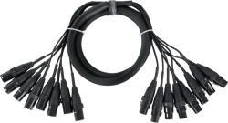 Pronomic Stage MX8/0-1, 5 Sub-Multicore XLR 1, 5m (KST65503)