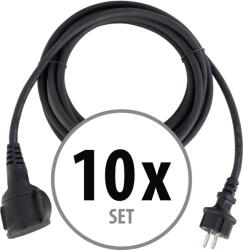 Stagecaptain 10 darabos készlet Stagecaptain PSPEXT-5 Hosszabbító Kábel IP44 5m (KST70800)