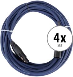 Pronomic Stage DMX3-10 DMX kábel 10m 4 darabos KÉSZLET (KST38565)