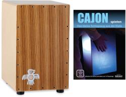 XDrum PERC CP-484 Cajon Peruana Zebrafa SET 31 x 30 x 48cm, beleértve a Táskát és Iskolát (KST54733)