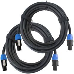 Pronomic pro-line BOXSP4-10 hangszórókábel Speakon-kompatibilis 10 m 2-darabos KÉSZLET (KST46075)