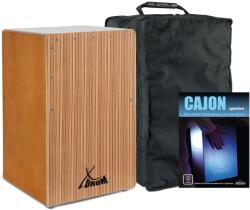 XDrum Cajon El Bajo Bass Port Dió/Zebra Készlet beleértve a Cajon Iskolát és Táskát (KST59399)
