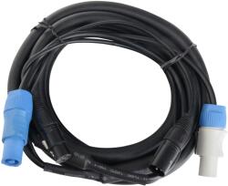 Pronomic Stage PPD 5 Hibrid Kábel Tápkábel / DMX PowerCon Kompatibilis + DMX 3-pólusú, 5m (KST33285)