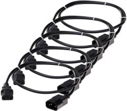 Pronomic 5 darab Pronomic IECIEC-1.0 hosszabbító kábel 1.0m (KST36448)