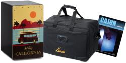 XDrum Design Series Cajon "California" szett táskával + iskolával (KST93133)