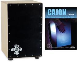 XDrum PERC CP-481 Cajon Peruana Fekete Fa SET 31 x 30 x 48cm, beleértve a Táskát és Iskolát (KST54731)