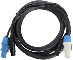 Pronomic Stage PPD 2.5 Hibrid Kábel Tápkábel / DMX Powercon Kompatibilis + DMX 3-pólusú, 2.5 m (KST33284)