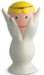 Alessi Karácsonyi figura ANGELO MIRACOLO 9 cm, fehér, porcelán, Alessi (ALAGJ013)