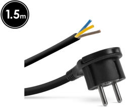 Kleiber Germany Hálózati szerelhető tápkábel dugóval - műanyag füllel - 1, 5 m kábellel - 3 x 1, 5 mm2