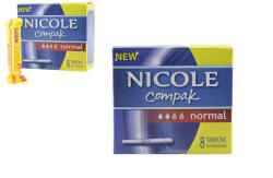Nicole Compak Tampon Aplikátoros Normál 8db (1025643)